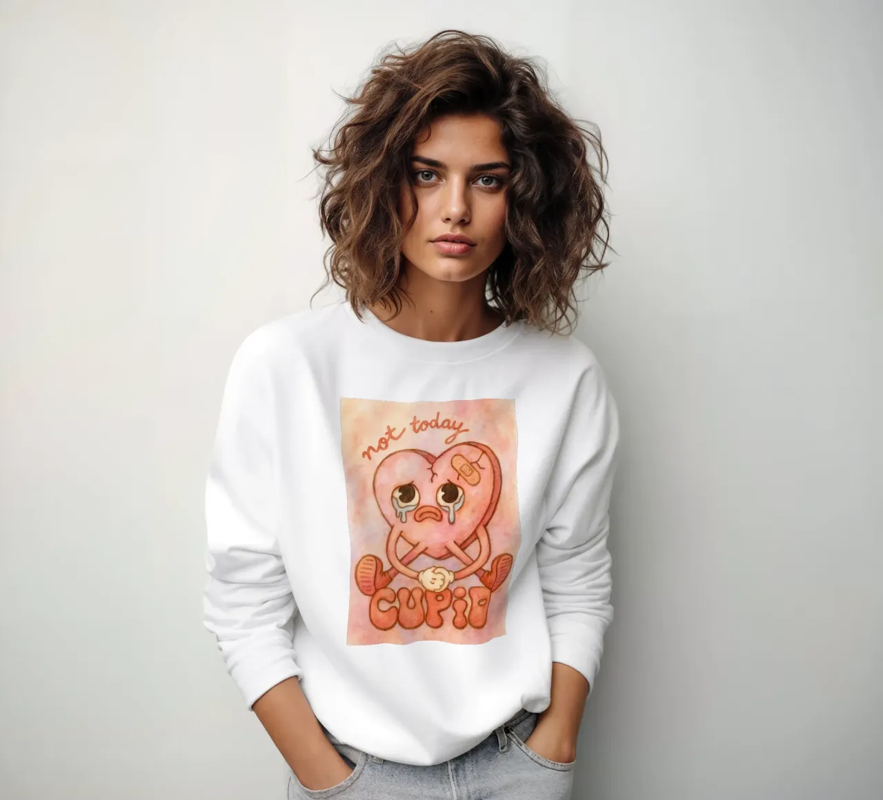 non oggi cupido felpa da bonangroads