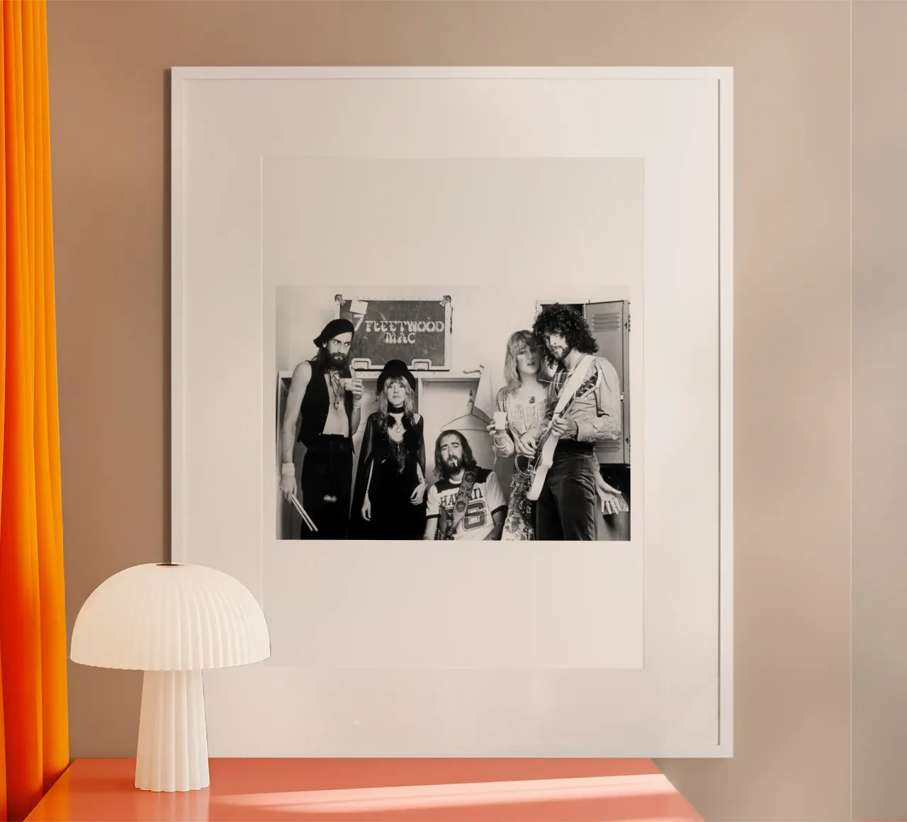 Ritratto d'epoca Fleetwood Mac poster da mbapesartur