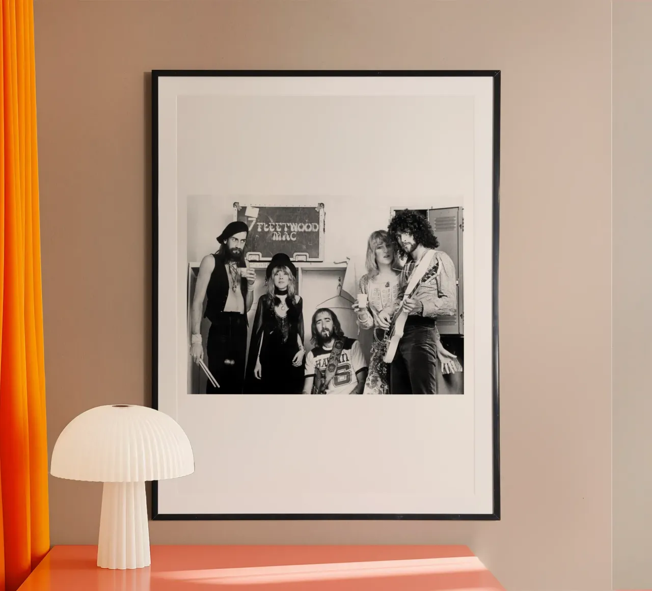 Ritratto d'epoca Fleetwood Mac poster da mbapesartur