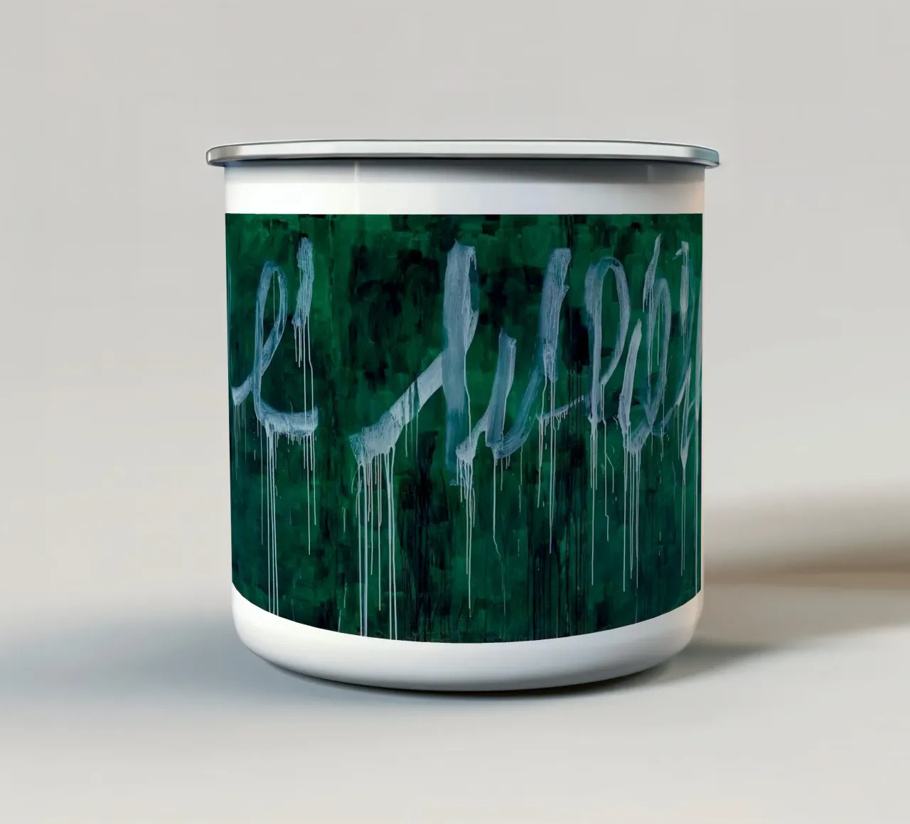 Cy Twombly Verde tazza in smalto da coley