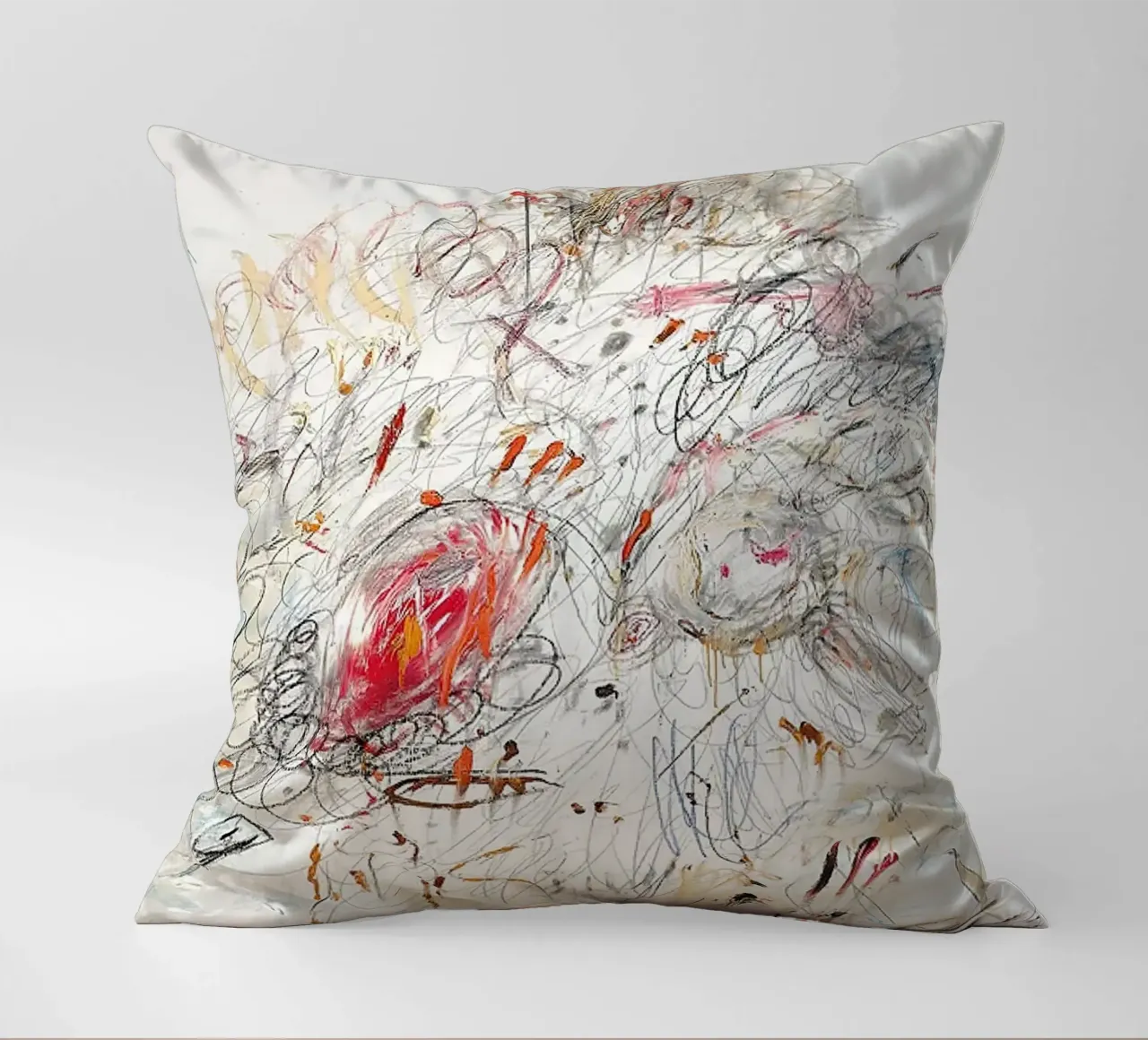 Cy Twombly Leda e il cigno cuscino da coley
