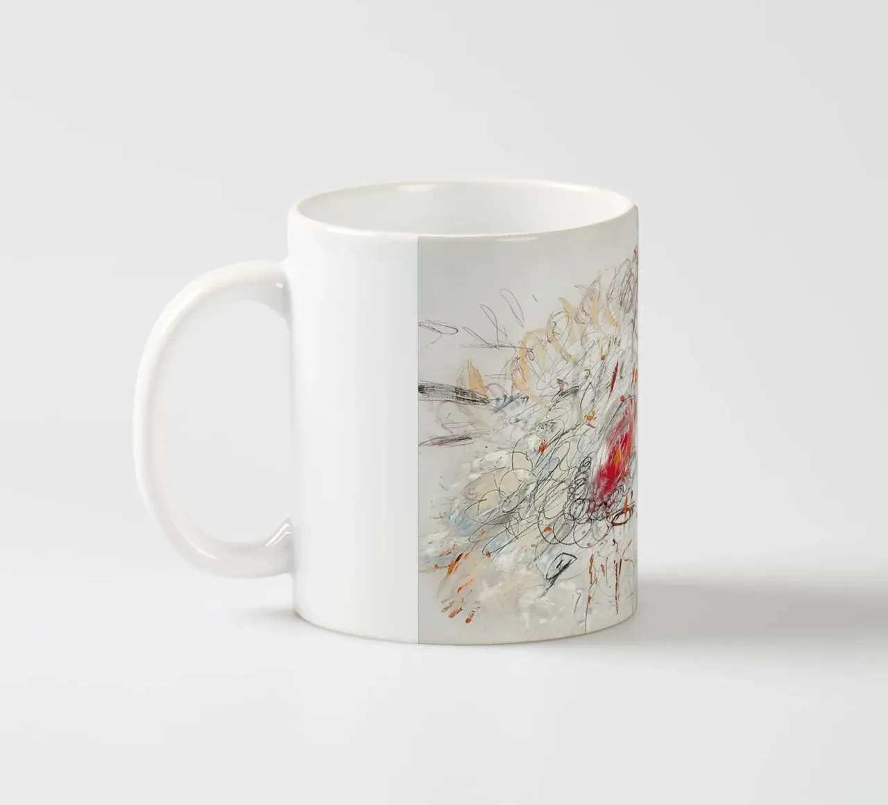 Cy Twombly Leda e il cigno tazza in ceramica da coley