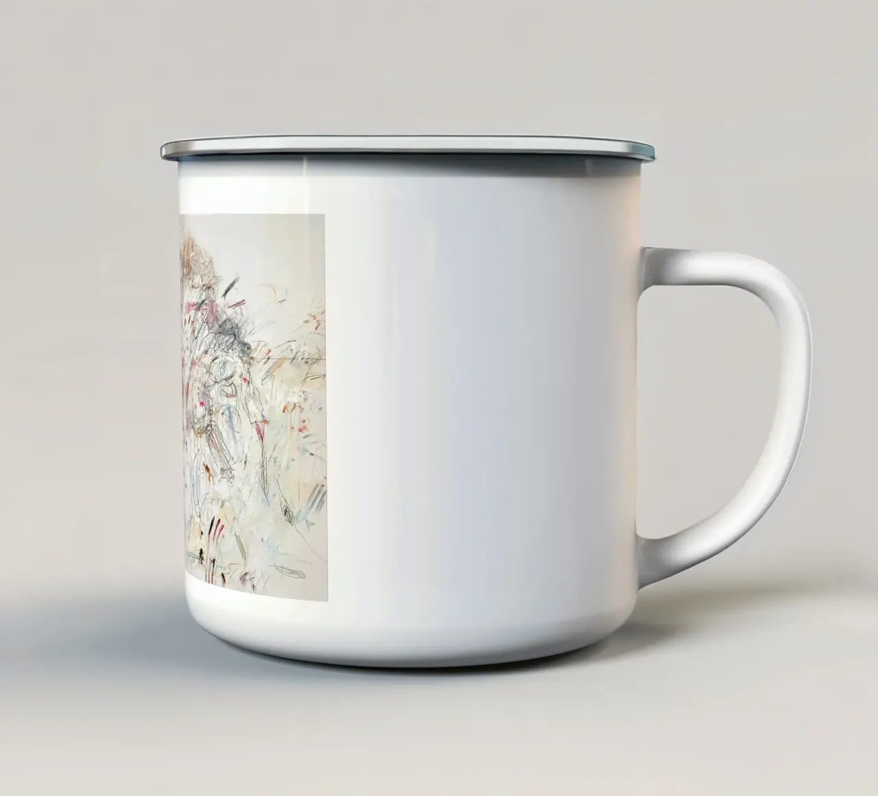 Cy Twombly Leda e il cigno tazza in smalto da coley