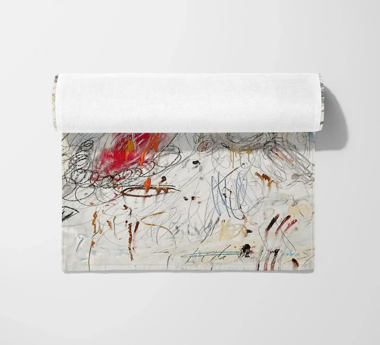 Cy Twombly Leda e il cigno telo mare da coley