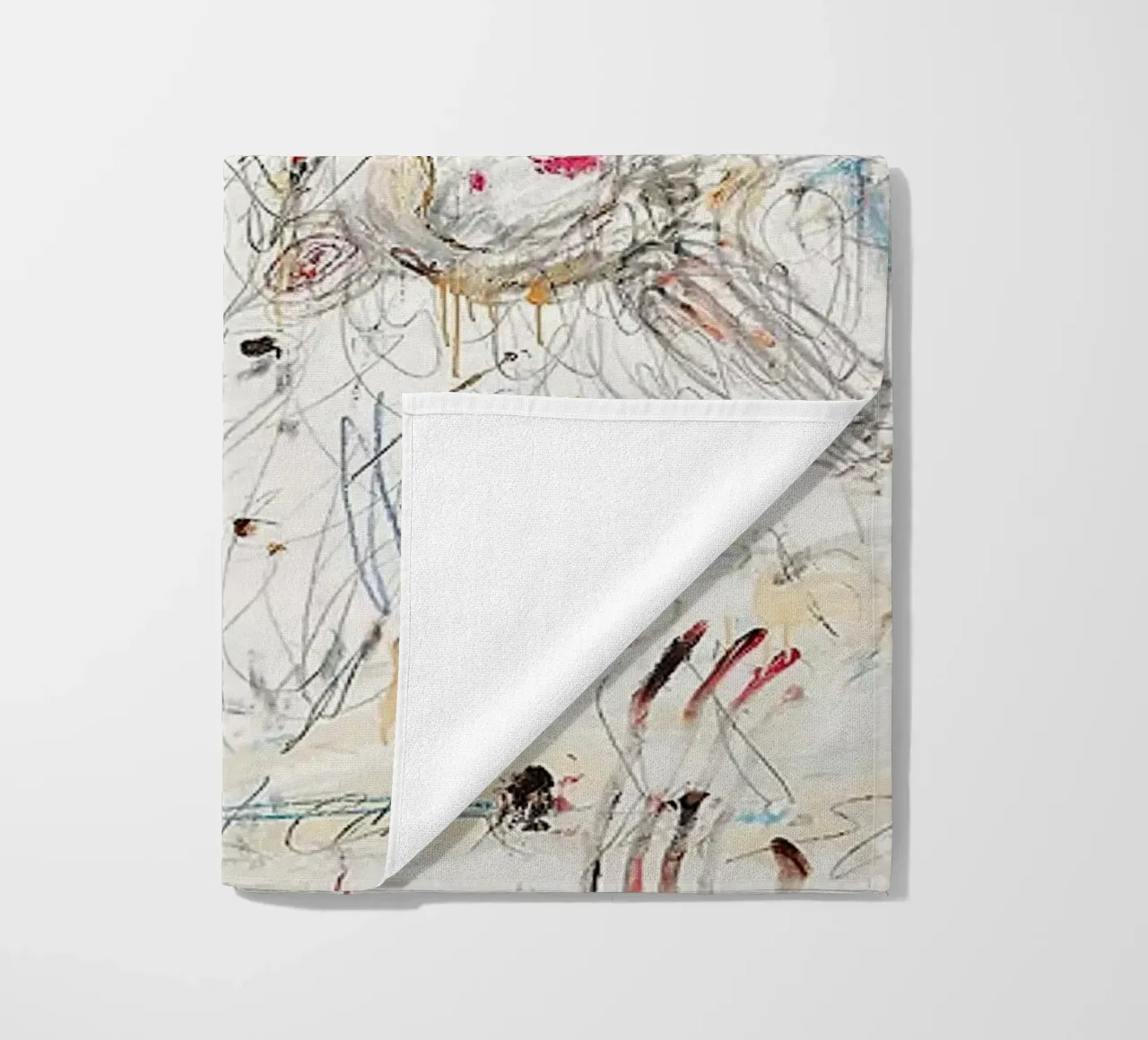 Cy Twombly Leda e il cigno telo mare da coley