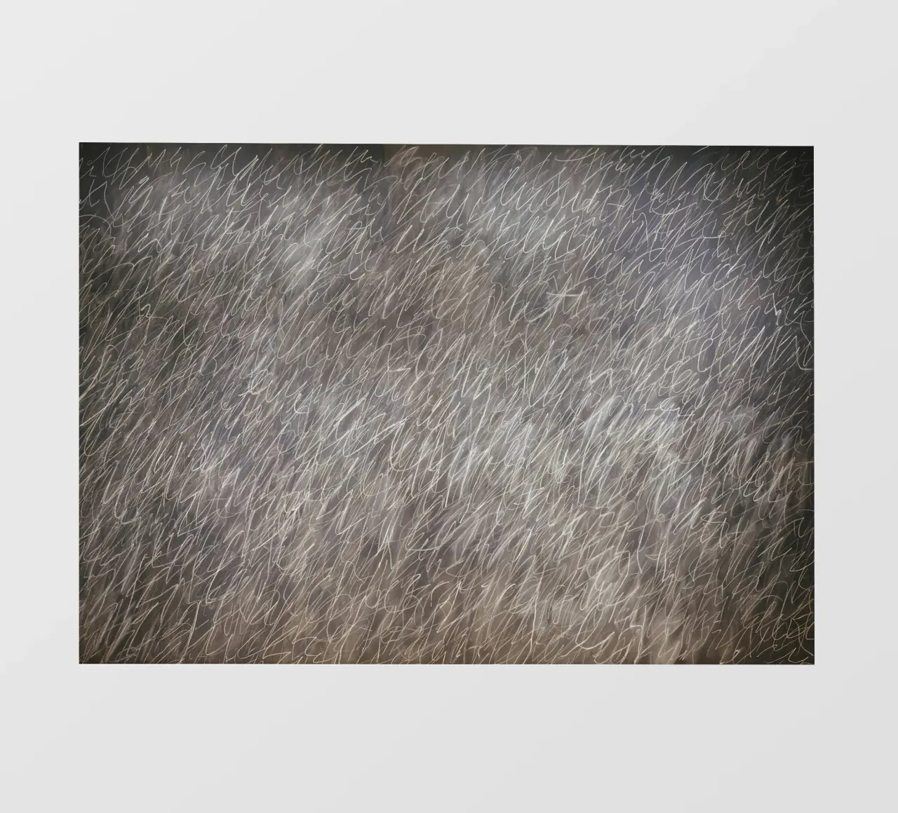 Cy Twombly Linea astratta telo in pvc da coley