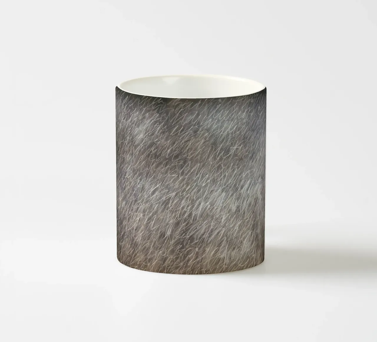Cy Twombly Linea astratta tazza in ceramica da coley