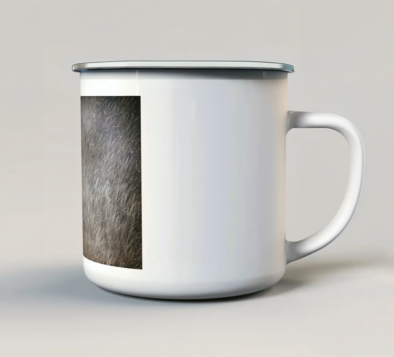 Cy Twombly Linea astratta tazza in smalto da coley