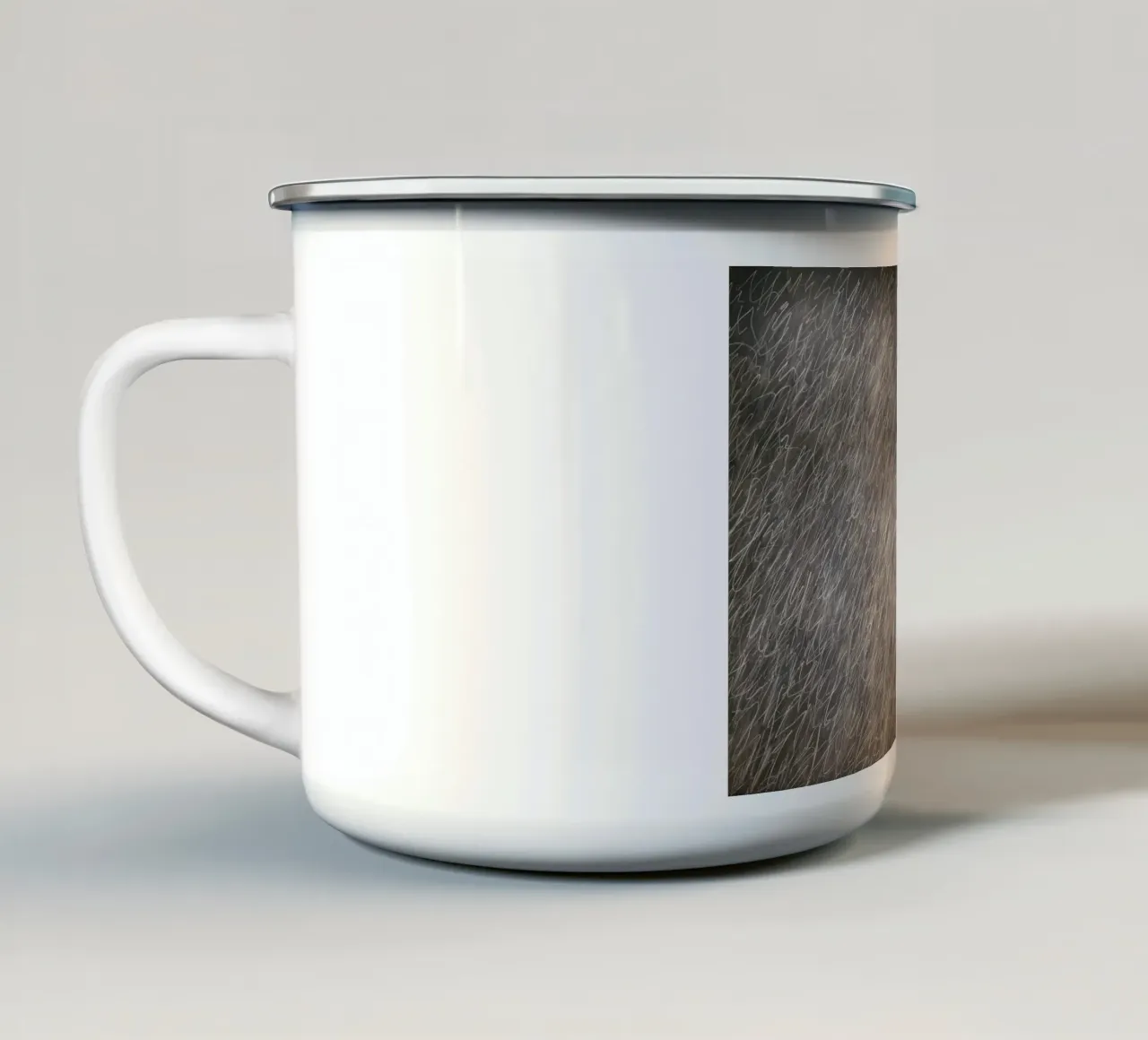 Cy Twombly Linea astratta tazza in smalto da coley