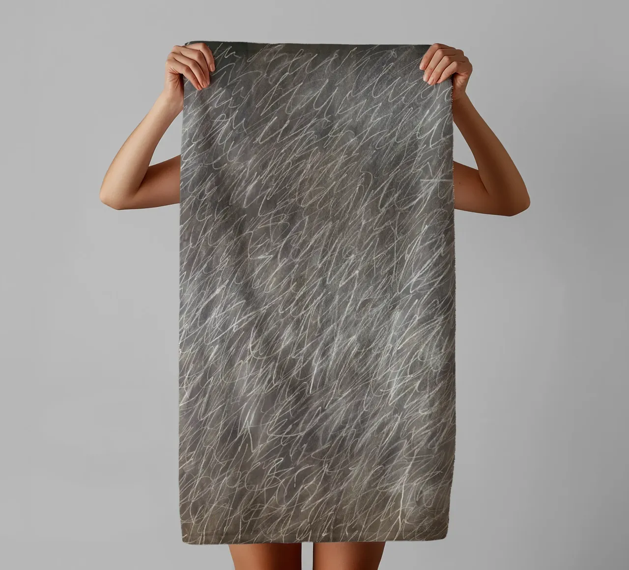 Cy Twombly Line Abstract towel by coley