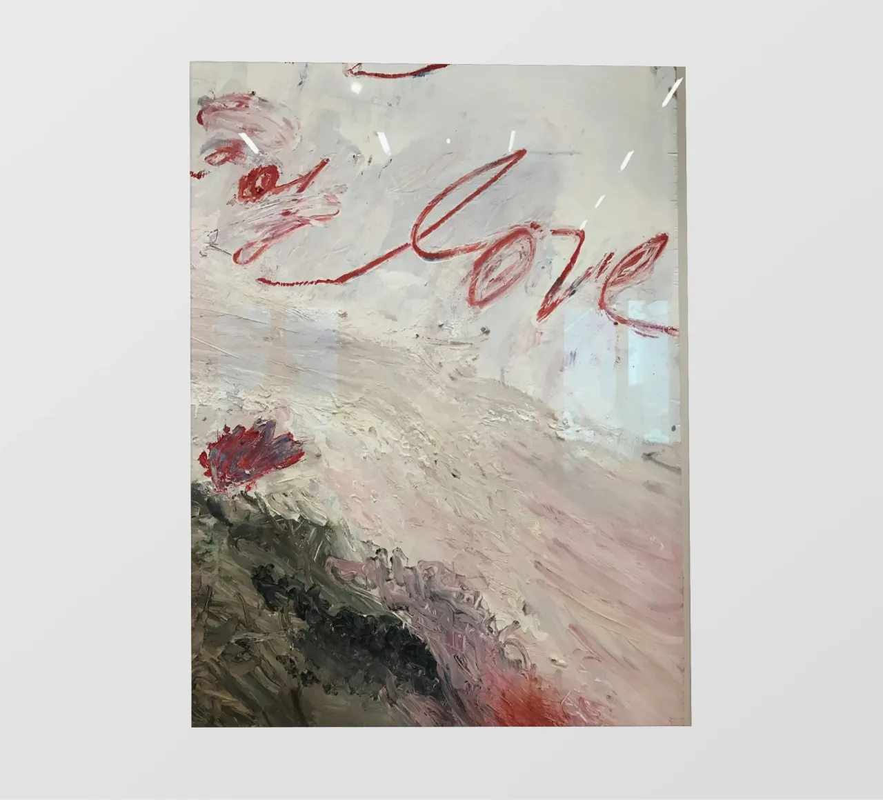 Cy Twombly Amore pellicola backlit da coley
