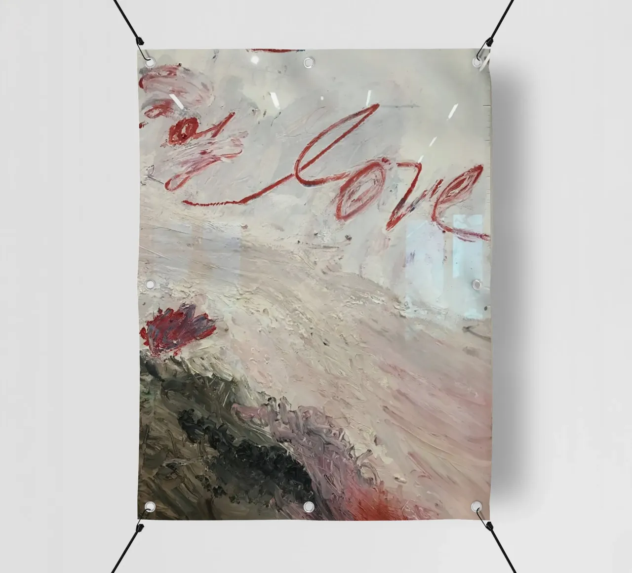 Cy Twombly Amore telo in pvc da coley