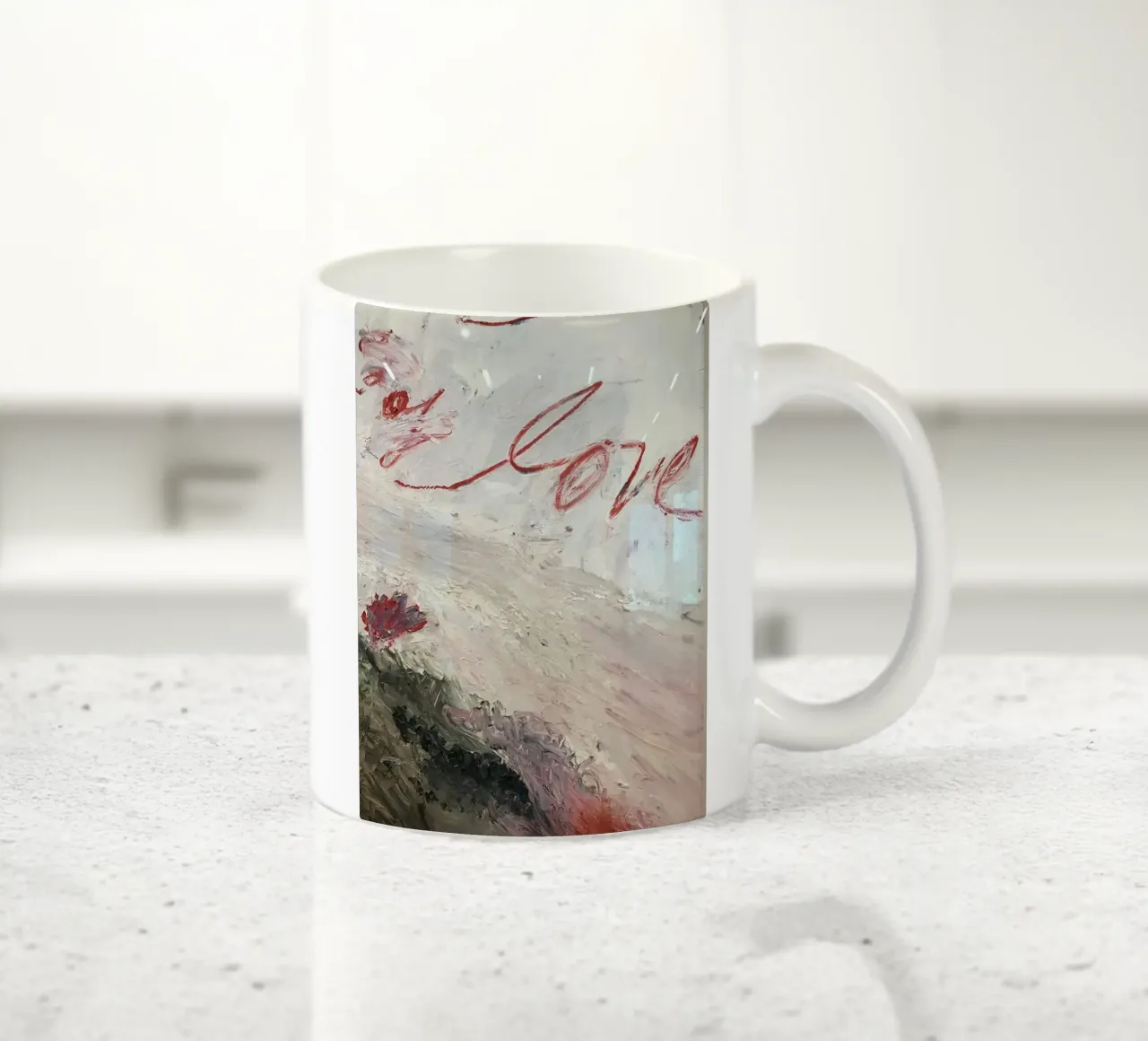 Cy Twombly Amore tazza in ceramica da coley