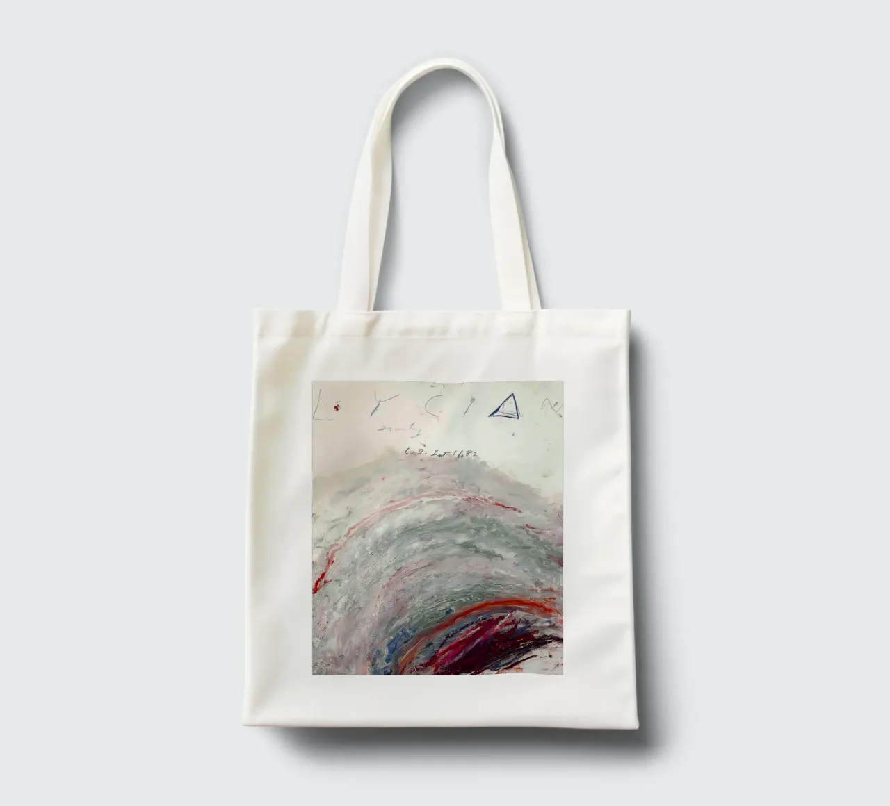 Cy Twombly lycian borsa in juta da coley