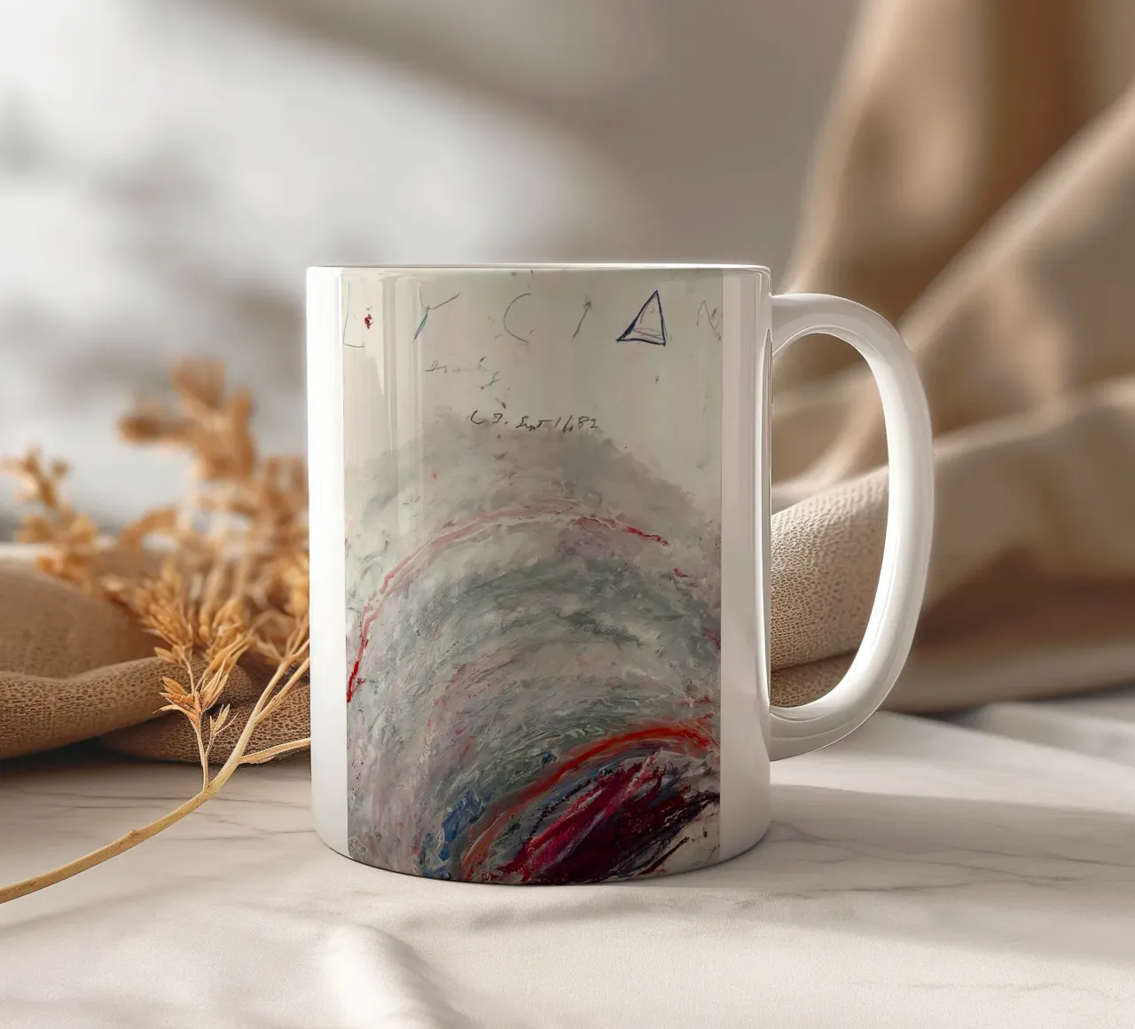 Cy Twombly lycian tazza in ceramica da coley
