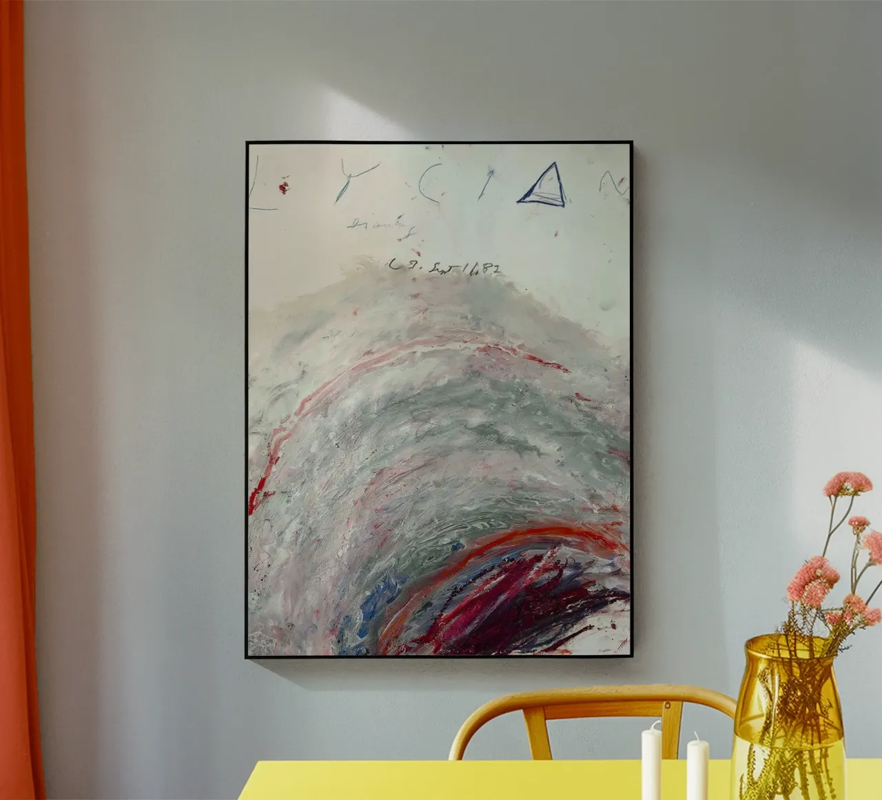 Cy Twombly lycian plexiglass da coley