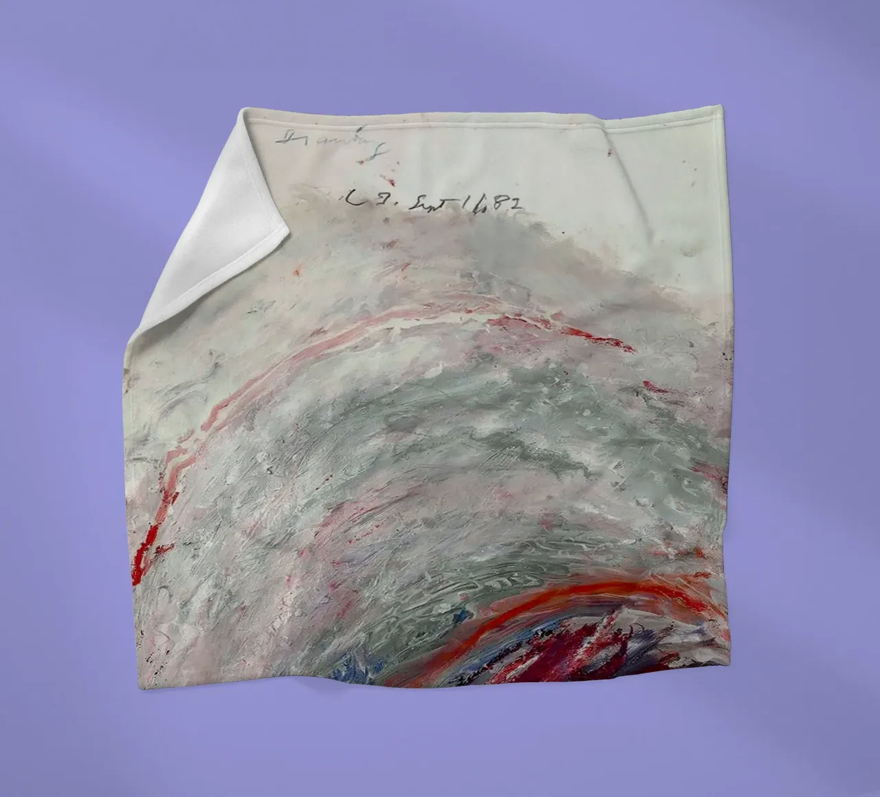 Cy Twombly lycian coperta in pile da coley
