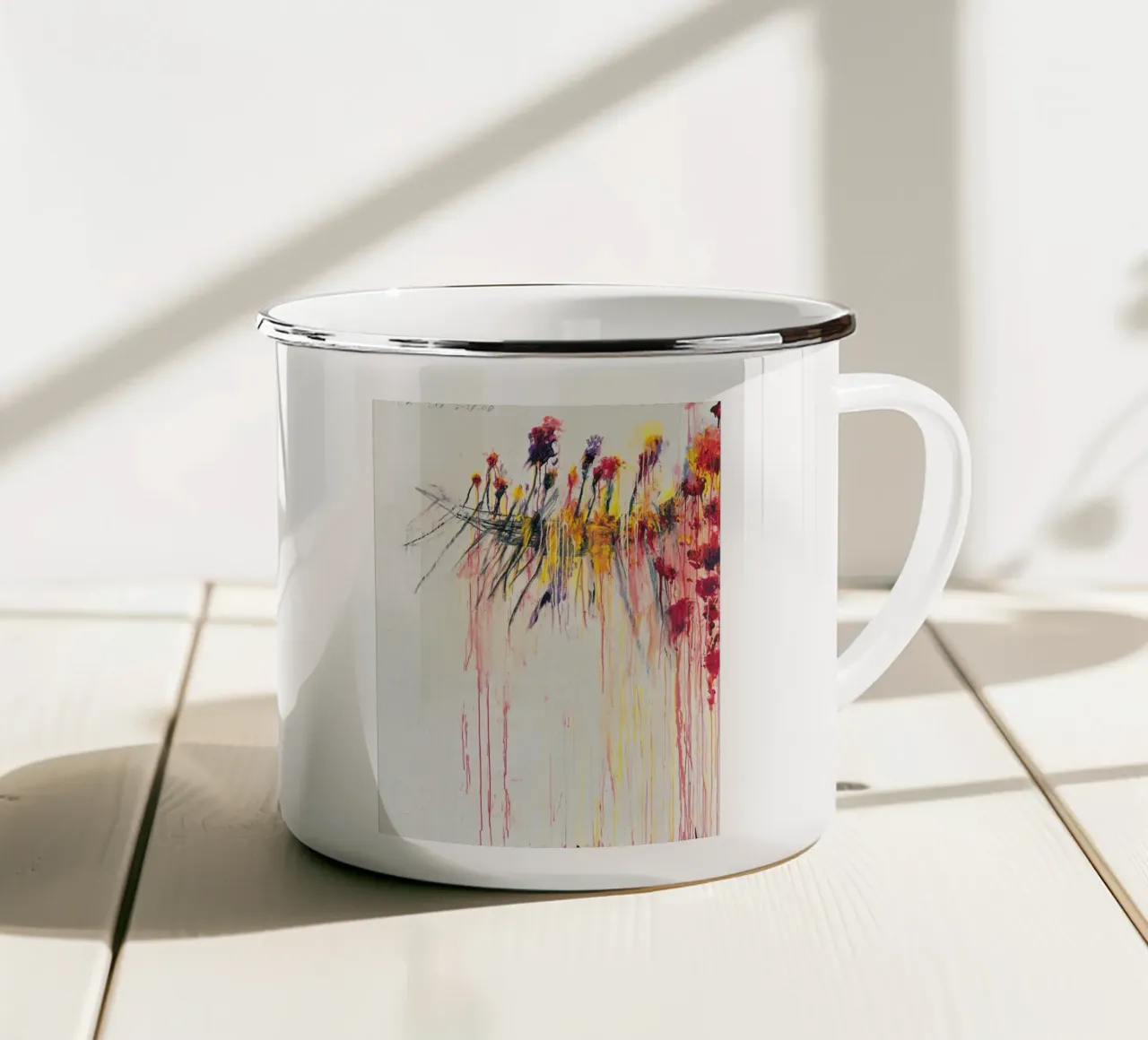 Cy Twombly Nove discorsi tazza in smalto da coley