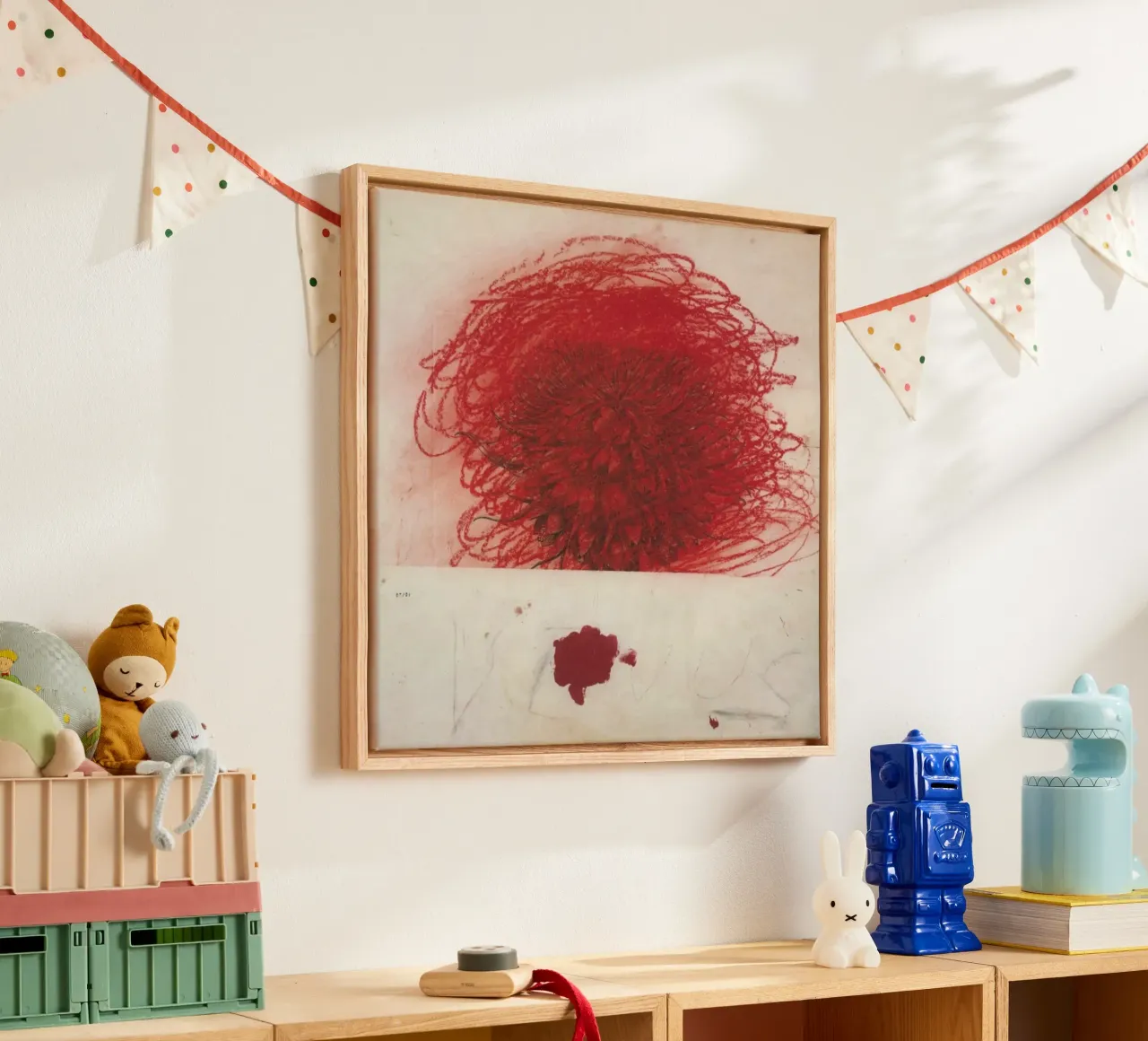Cy Twombly Pan canvas met Baklijst van coley