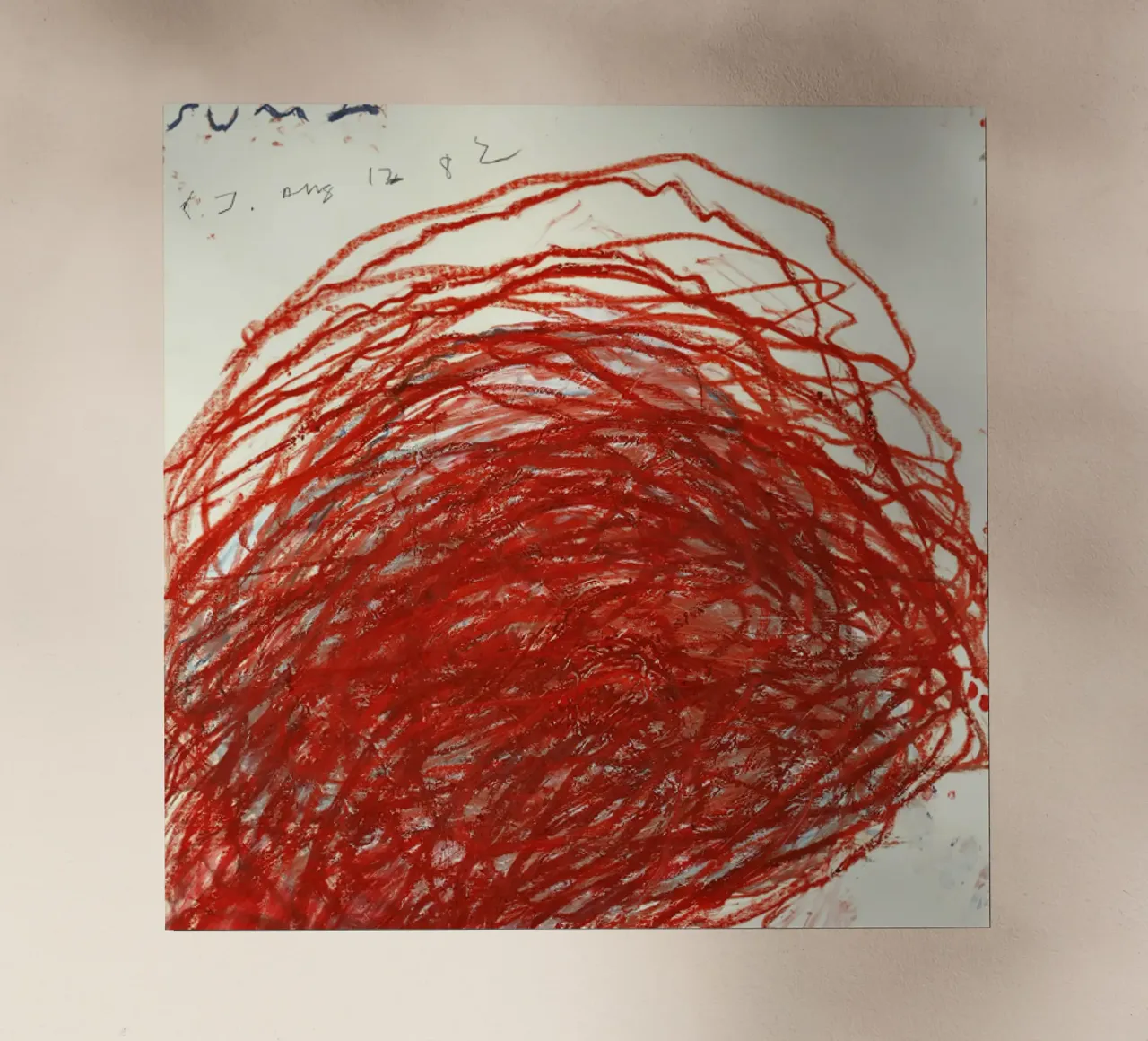 Cy Twombly Suma, 1982 pellicola backlit da coley