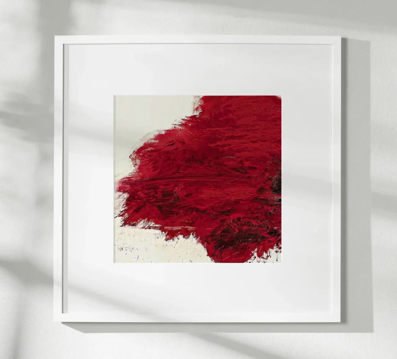 Cy Twombly Il fuoco che consuma tutto prima poster con telaio in plastica da coley