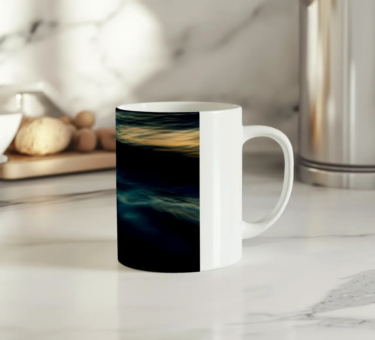 L'unicità delle onde IV tazza in ceramica da Tal Paz-Fridman
