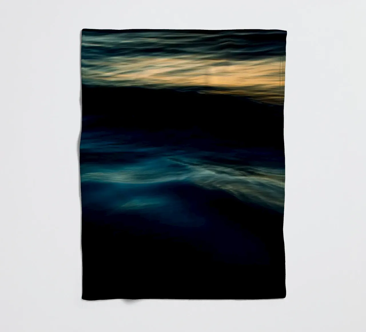 The Uniqueness of Waves IV fleece blanket by Tal Paz-Fridman