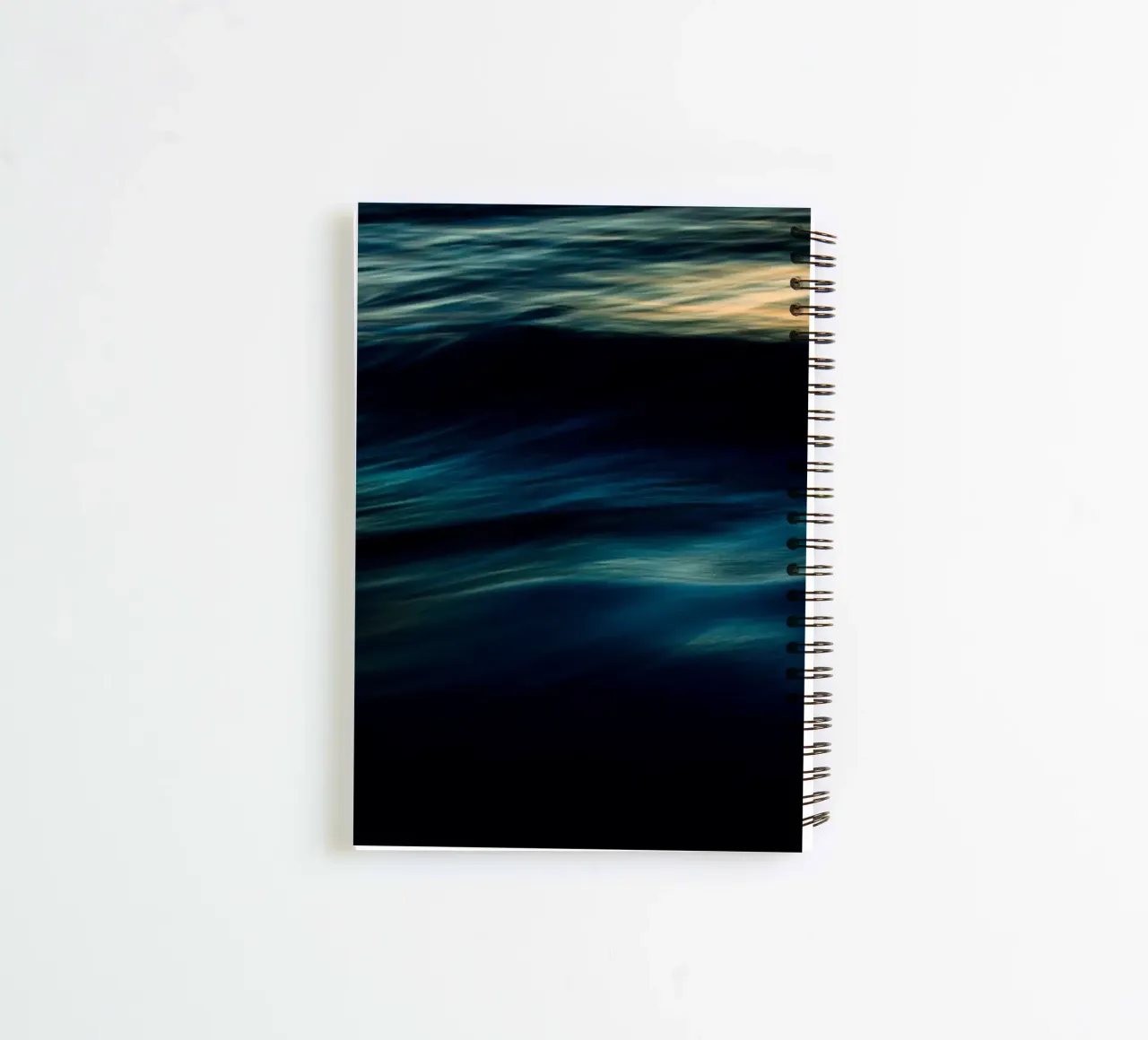 The Uniqueness of Waves IV spiral notebook by Tal Paz-Fridman