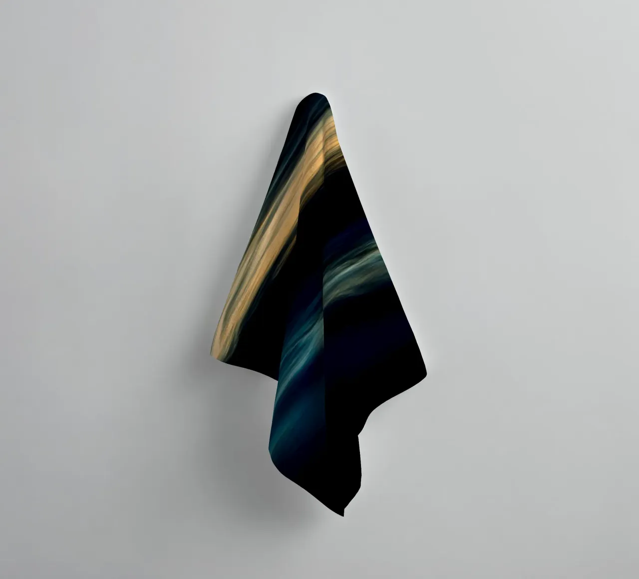 The Uniqueness of Waves IV towel by Tal Paz-Fridman