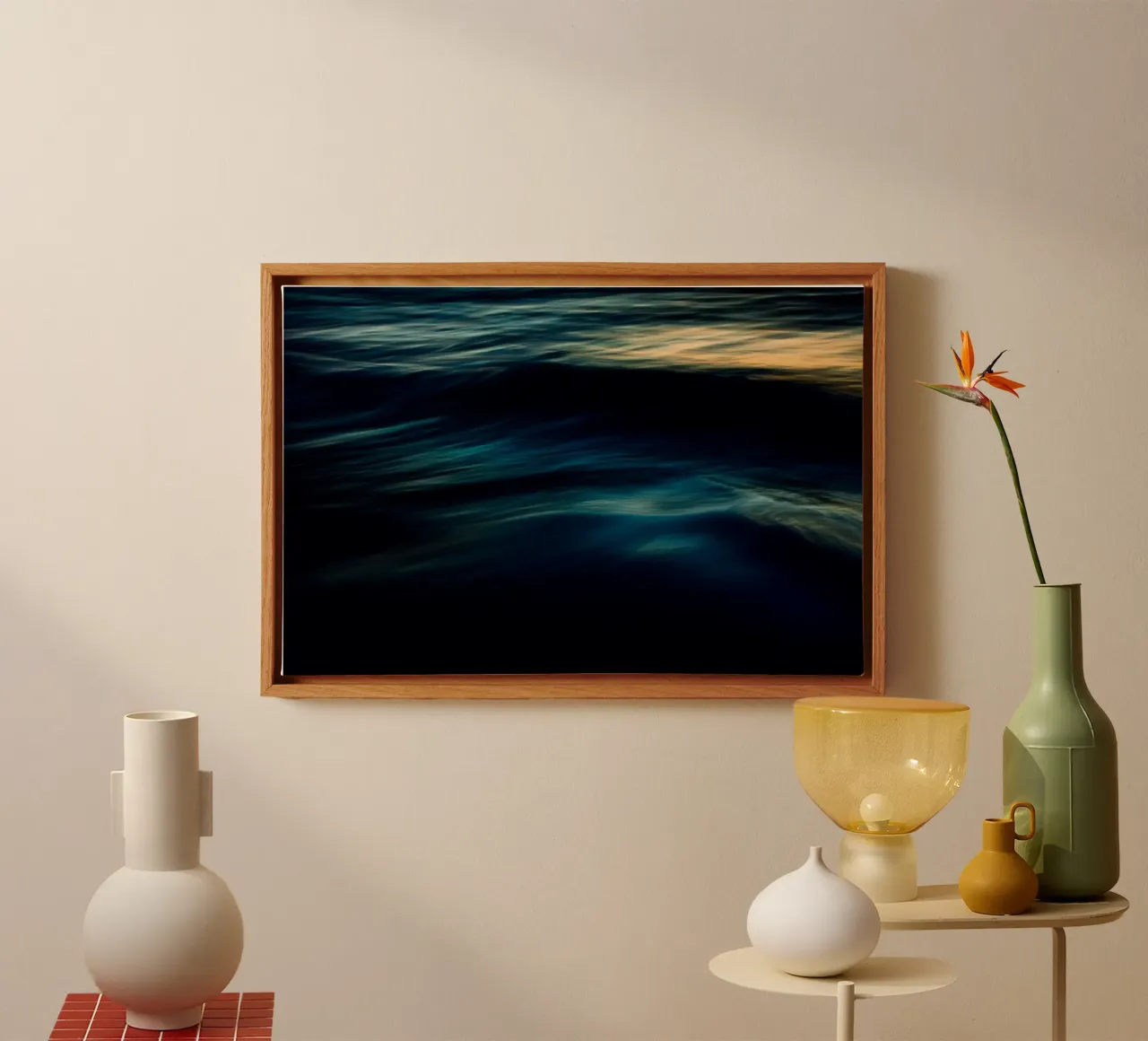 The Uniqueness of Waves IV canvas by Tal Paz-Fridman