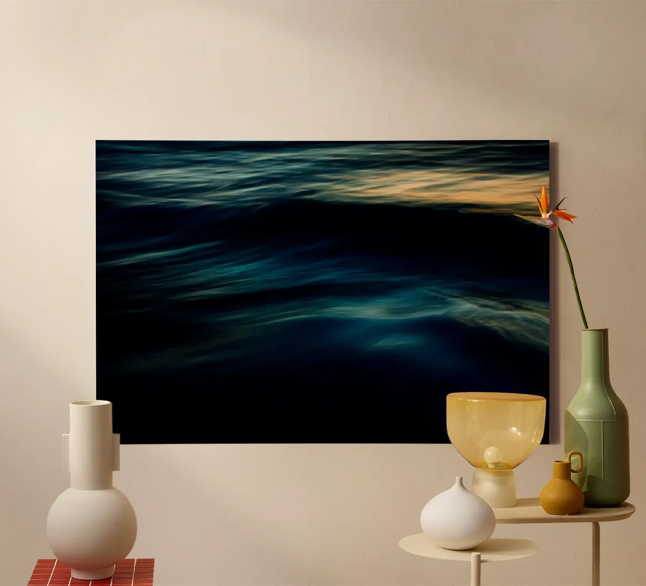 The Uniqueness of Waves IV canvas by Tal Paz-Fridman