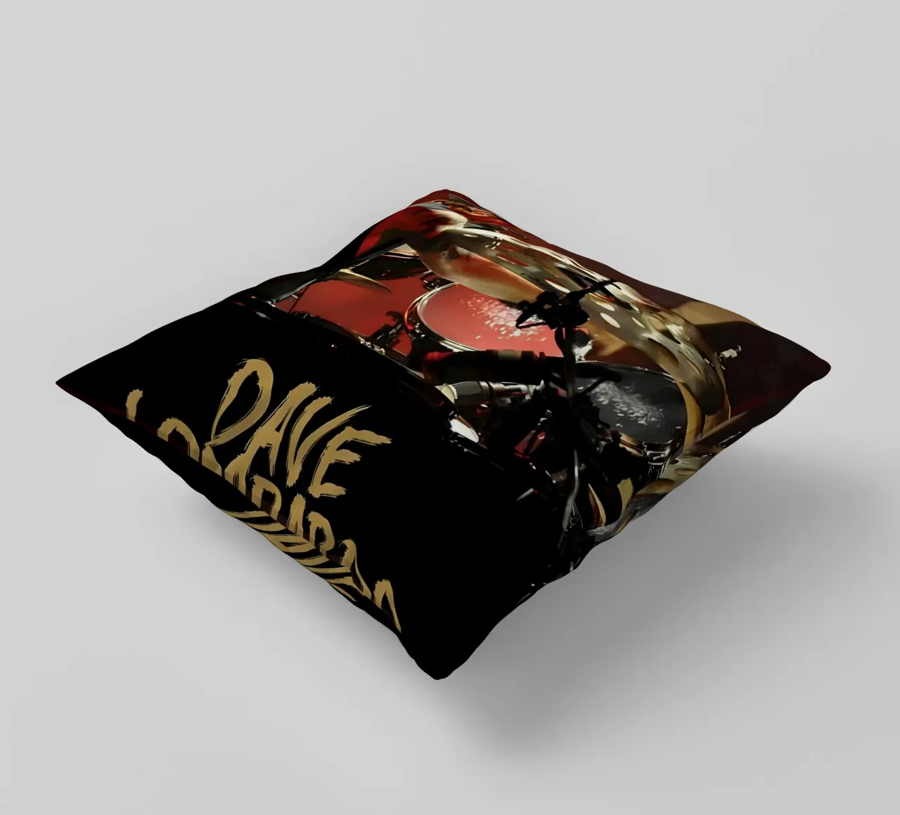 Dave Lombardo cuscino da Low poly art