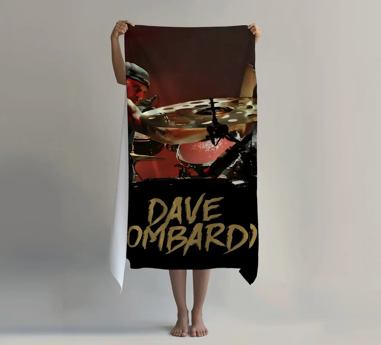 Dave Lombardo telo mare da Low poly art