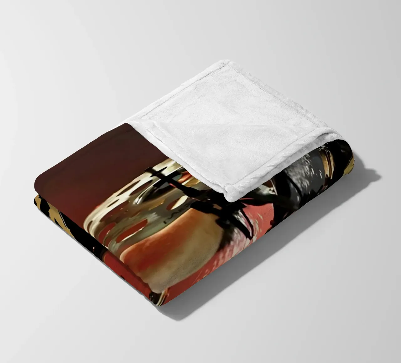 Dave Lombardo coperta in pile da Low poly art
