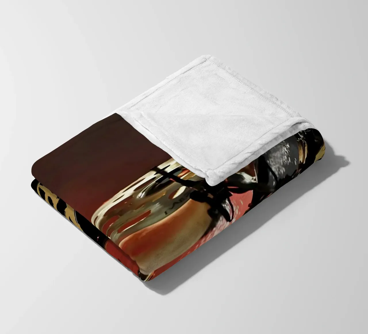 Dave Lombardo coperta in pile da Low poly art