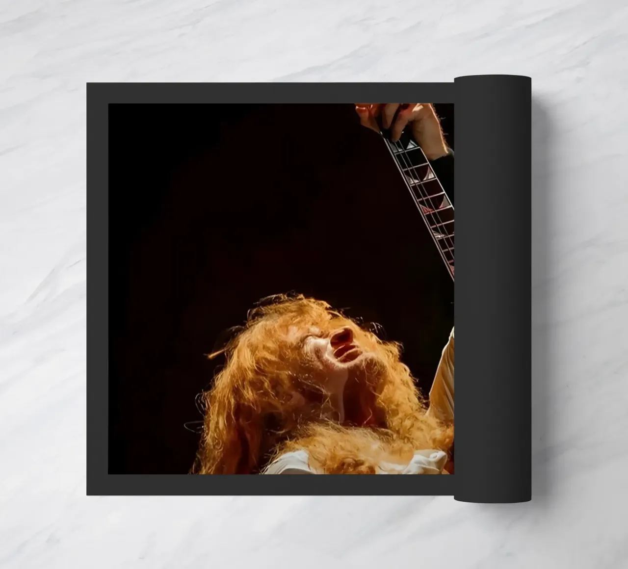 Dave Mustaine zerbino da Low poly art