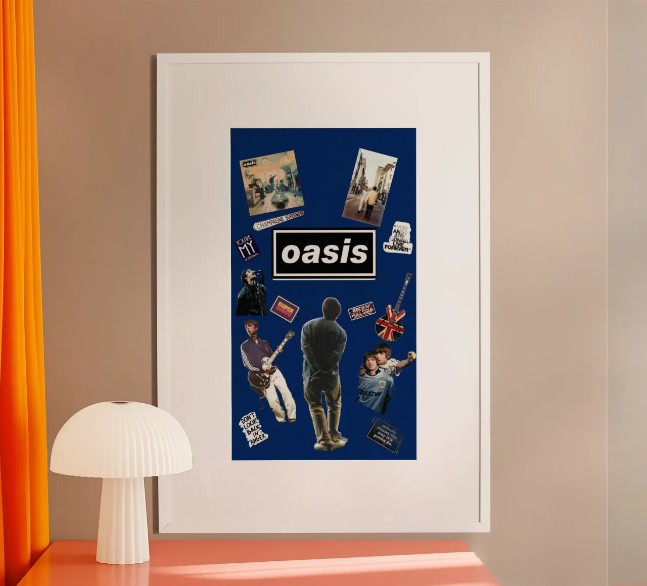 Il miraggio si trasforma in rifugio poster con telaio in plastica da rendikeep