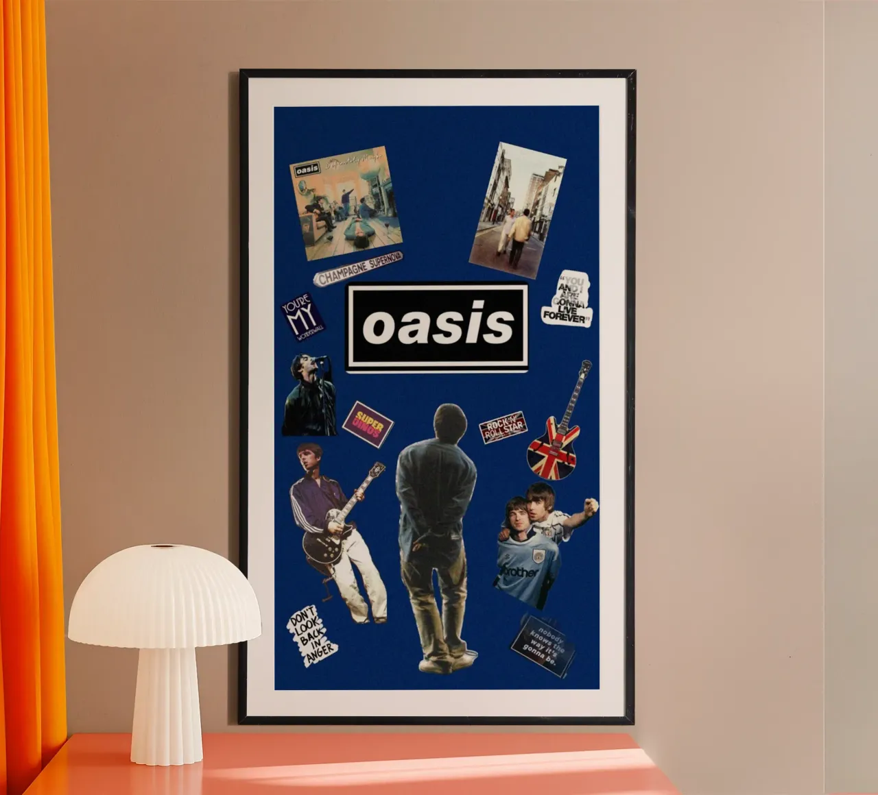 Il miraggio si trasforma in rifugio poster con telaio in plastica da rendikeep