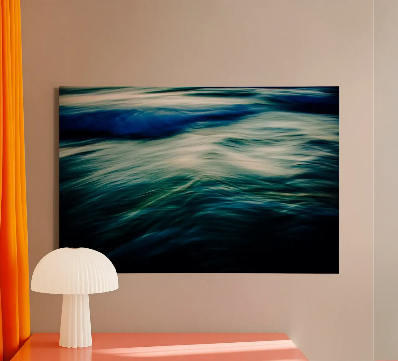 The Uniqueness of Waves V canvas by Tal Paz-Fridman