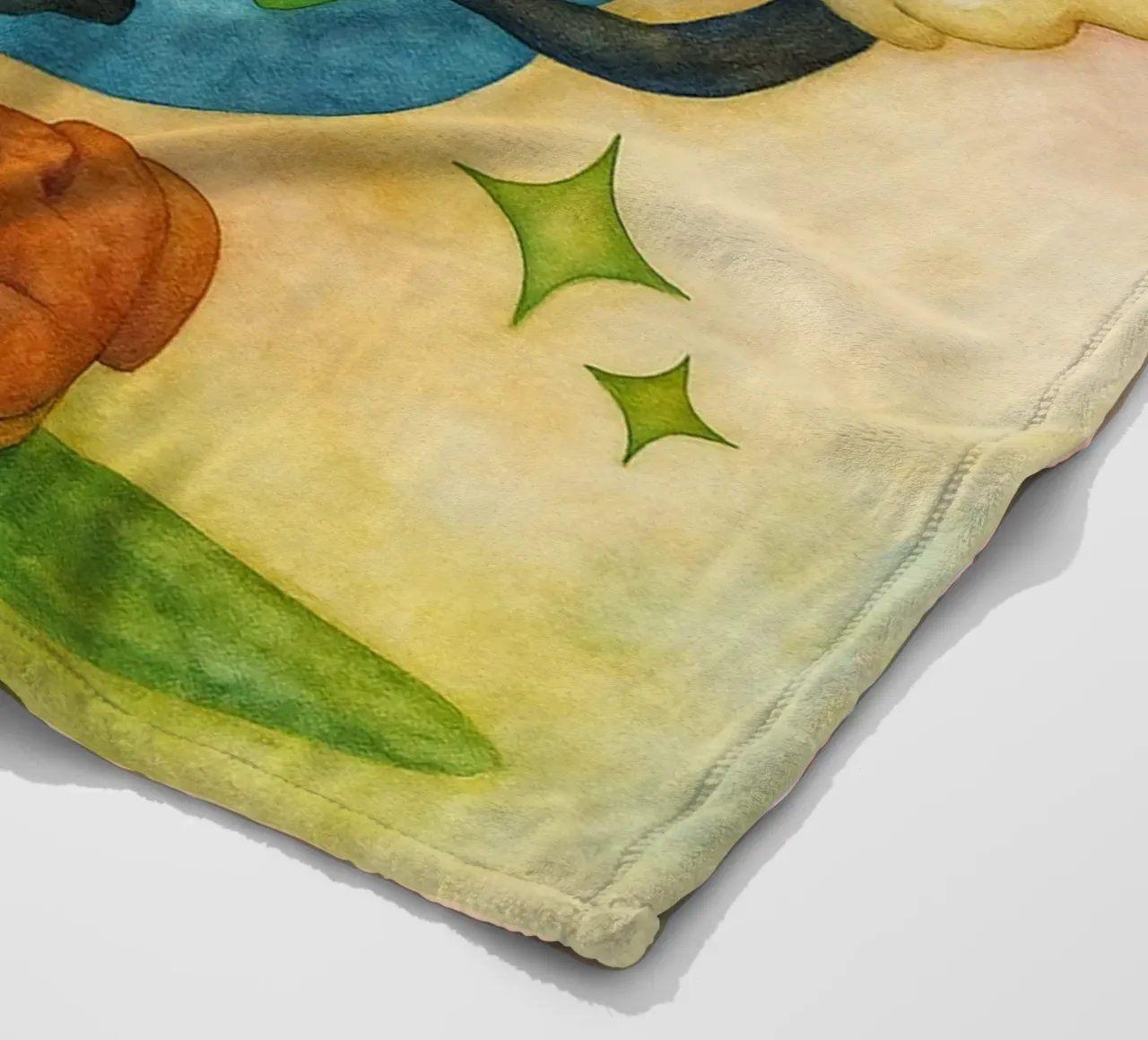 support your local planet painting fleece blanket by bonangroads