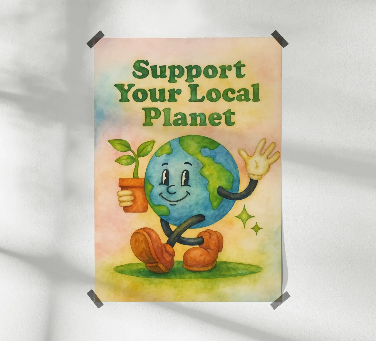 support your local planet painting hahnemühle by bonangroads