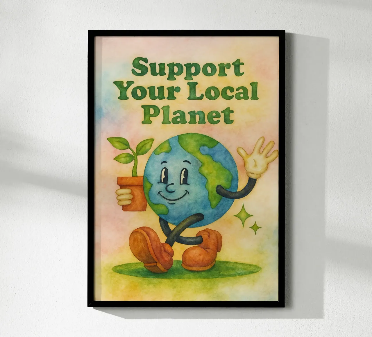 support your local planet painting hahnemühle by bonangroads