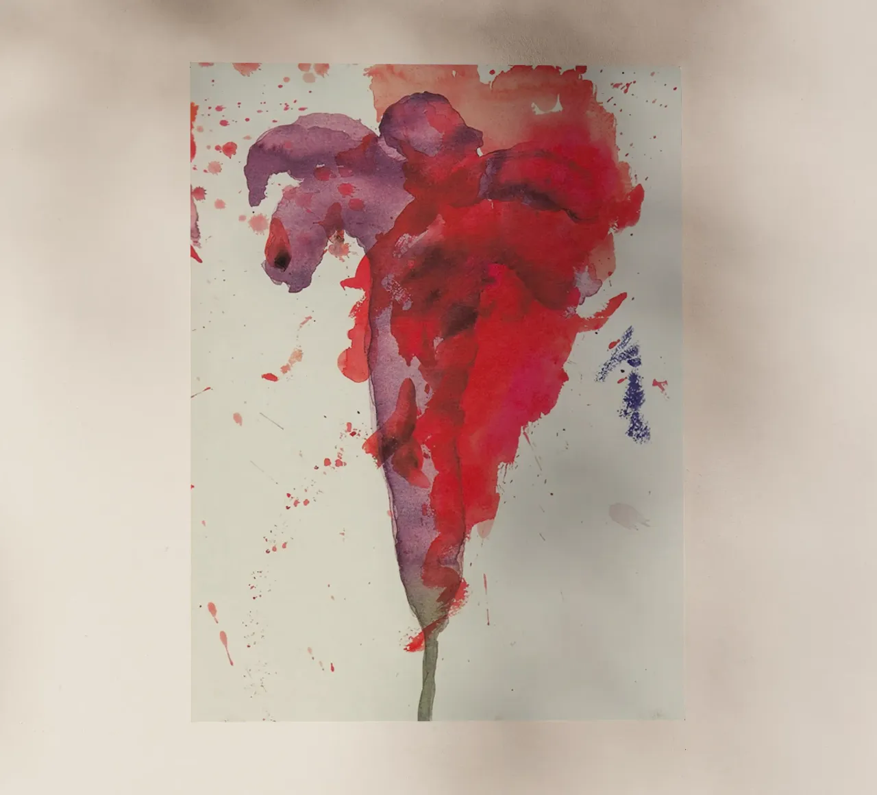 Paradiso di Cy Twombly pellicola backlit da coley