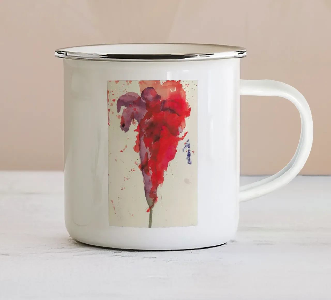 Paradiso di Cy Twombly tazza in smalto da coley