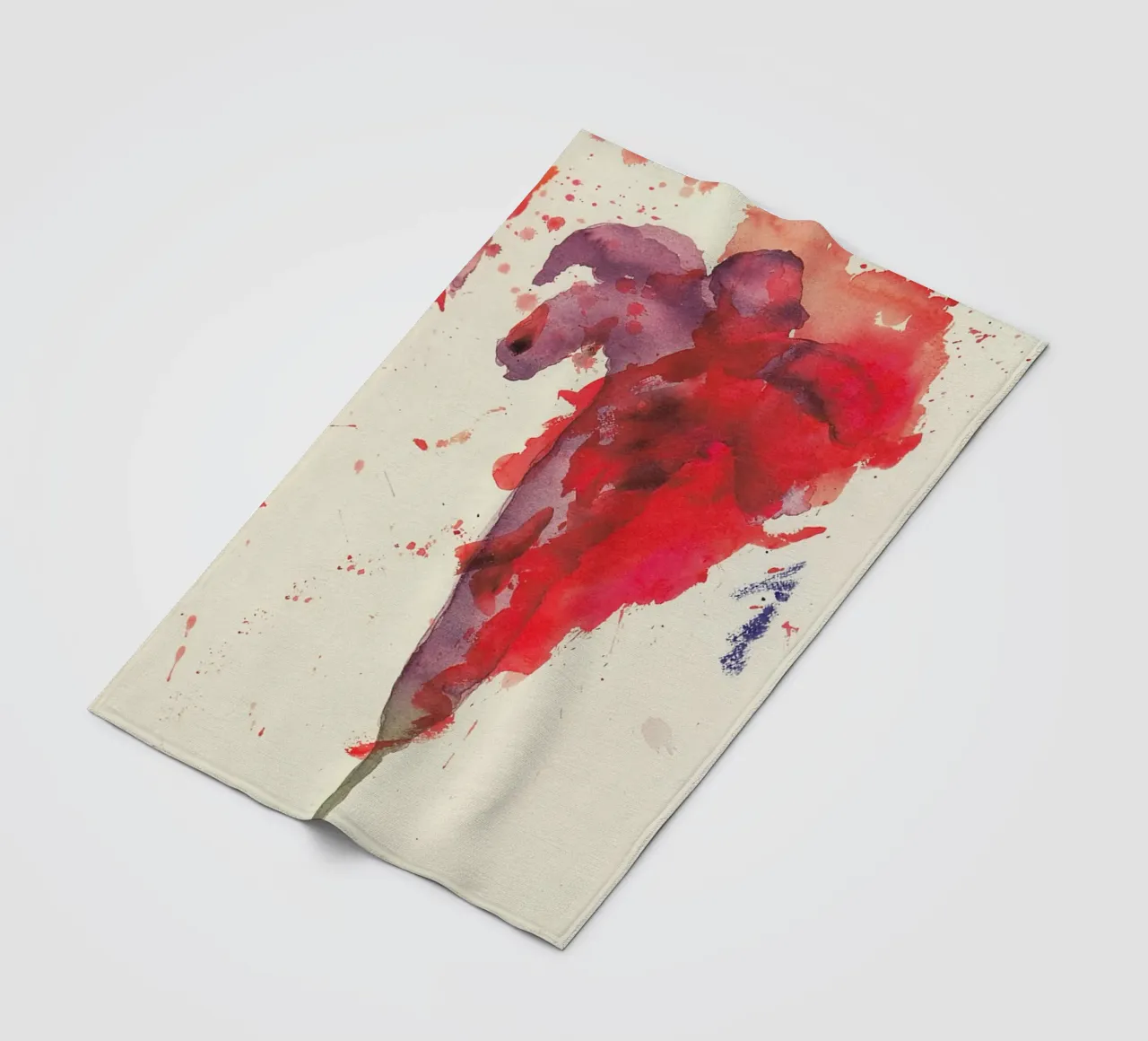 Paradiso di Cy Twombly coperta in pile da coley