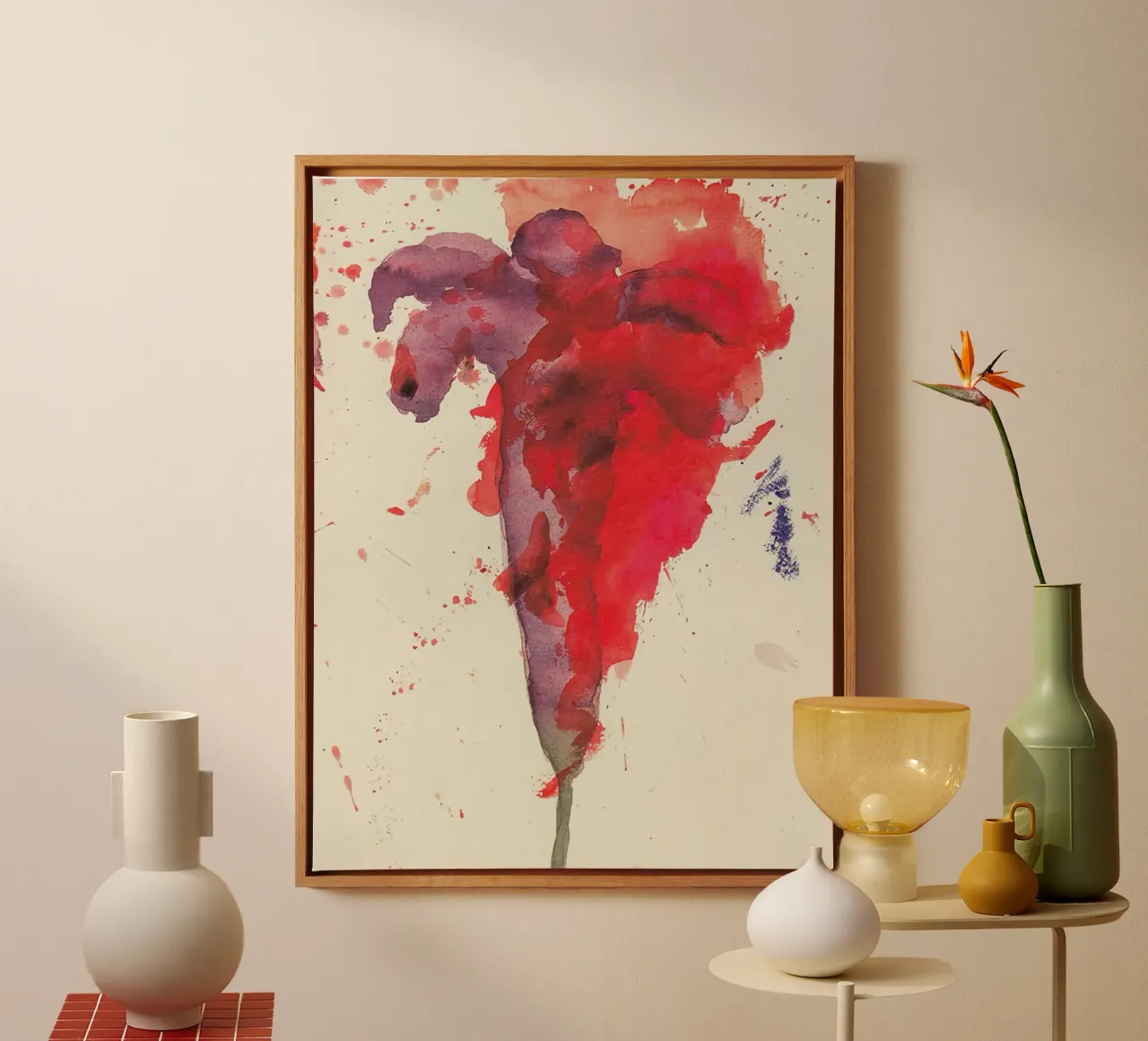 Paradiso di Cy Twombly tela con Cornice a cassetta da coley