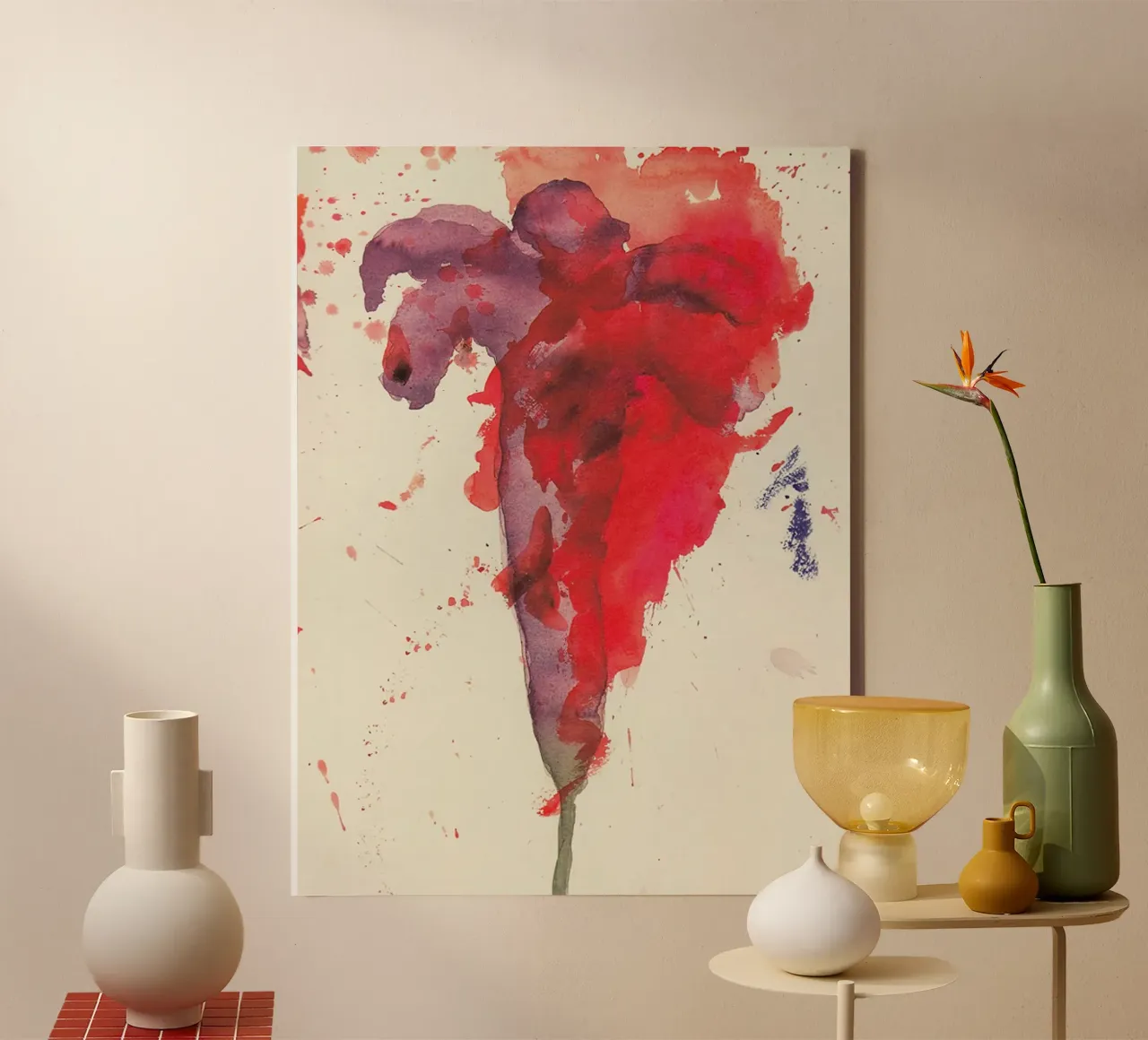 Paradiso di Cy Twombly tela con Cornice a cassetta da coley