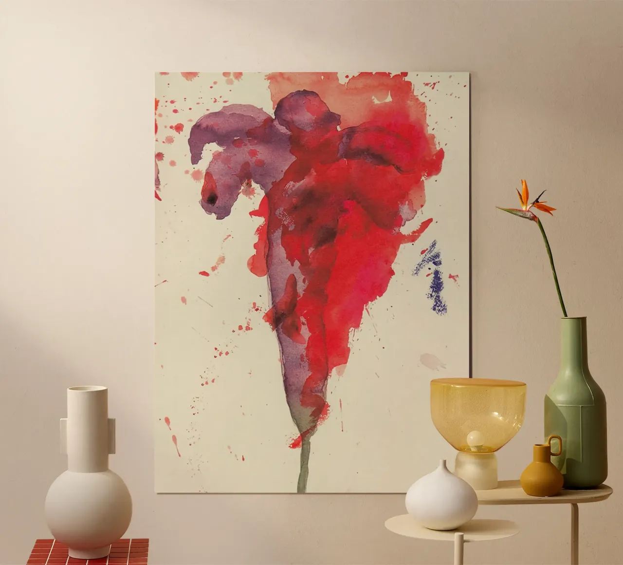Paradiso di Cy Twombly poster con telaio in plastica da coley