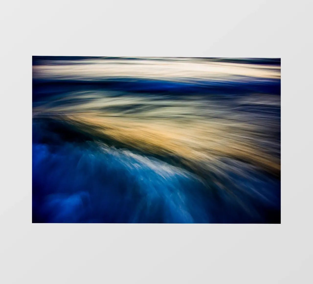 The Uniqueness of Waves VI backlit film by Tal Paz-Fridman