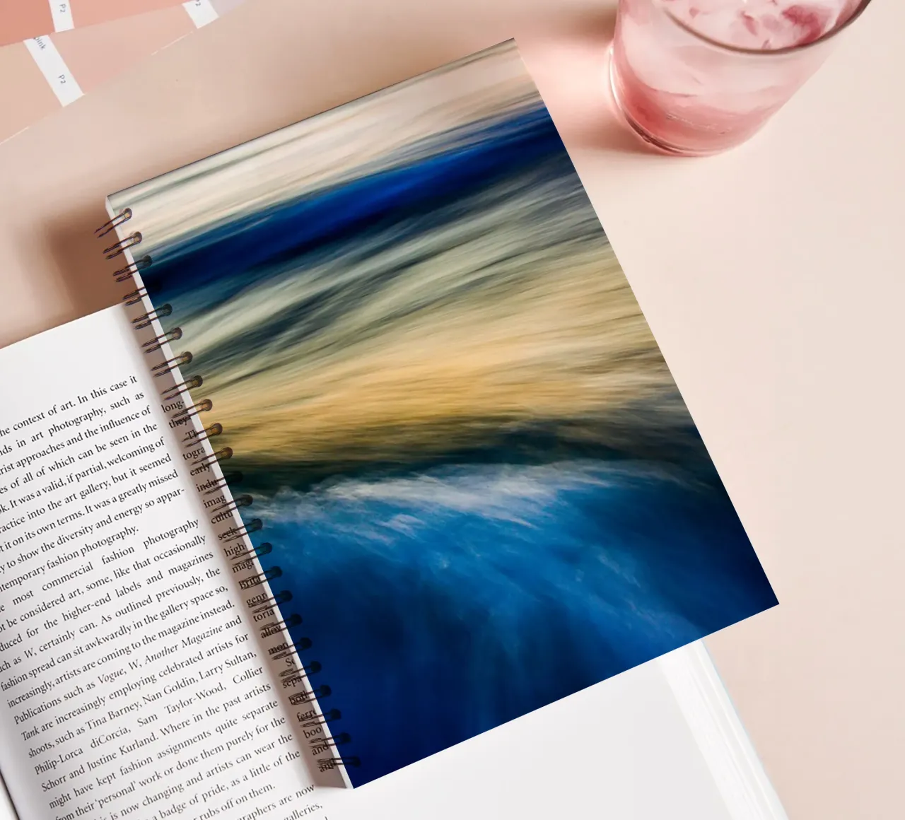 The Uniqueness of Waves VI spiral notebook by Tal Paz-Fridman